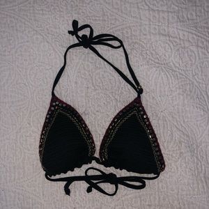 Abercrombie & Fitch Crochet Triangle Bikini Top